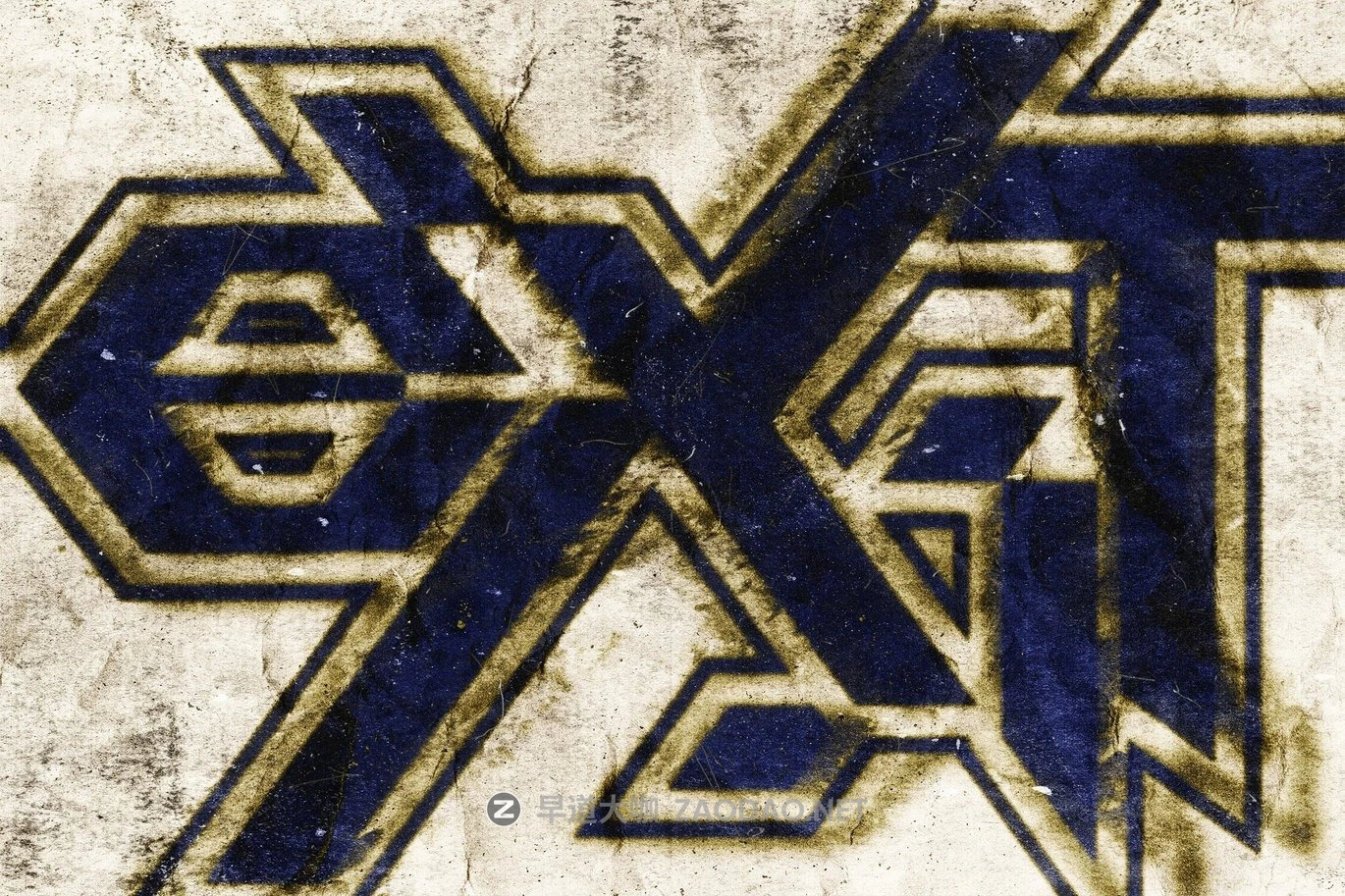 做旧墨印打印效果logo标题字体设计ps文本特效样机 Distressed Misprint Text Effect插图1 做旧墨印打印效果logo标题字体设计ps文本特效样机 Distressed Misprint Text Effect插图1