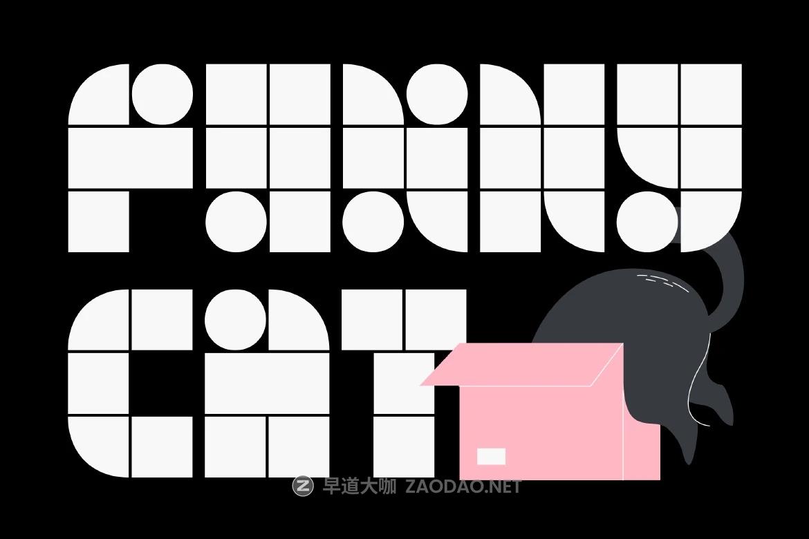 现代极简几何状品牌海报徽标设计装饰英文字体安装包 Display Mazime Font插图1 现代极简几何状品牌海报徽标设计装饰英文字体安装包 Display Mazime Font插图1