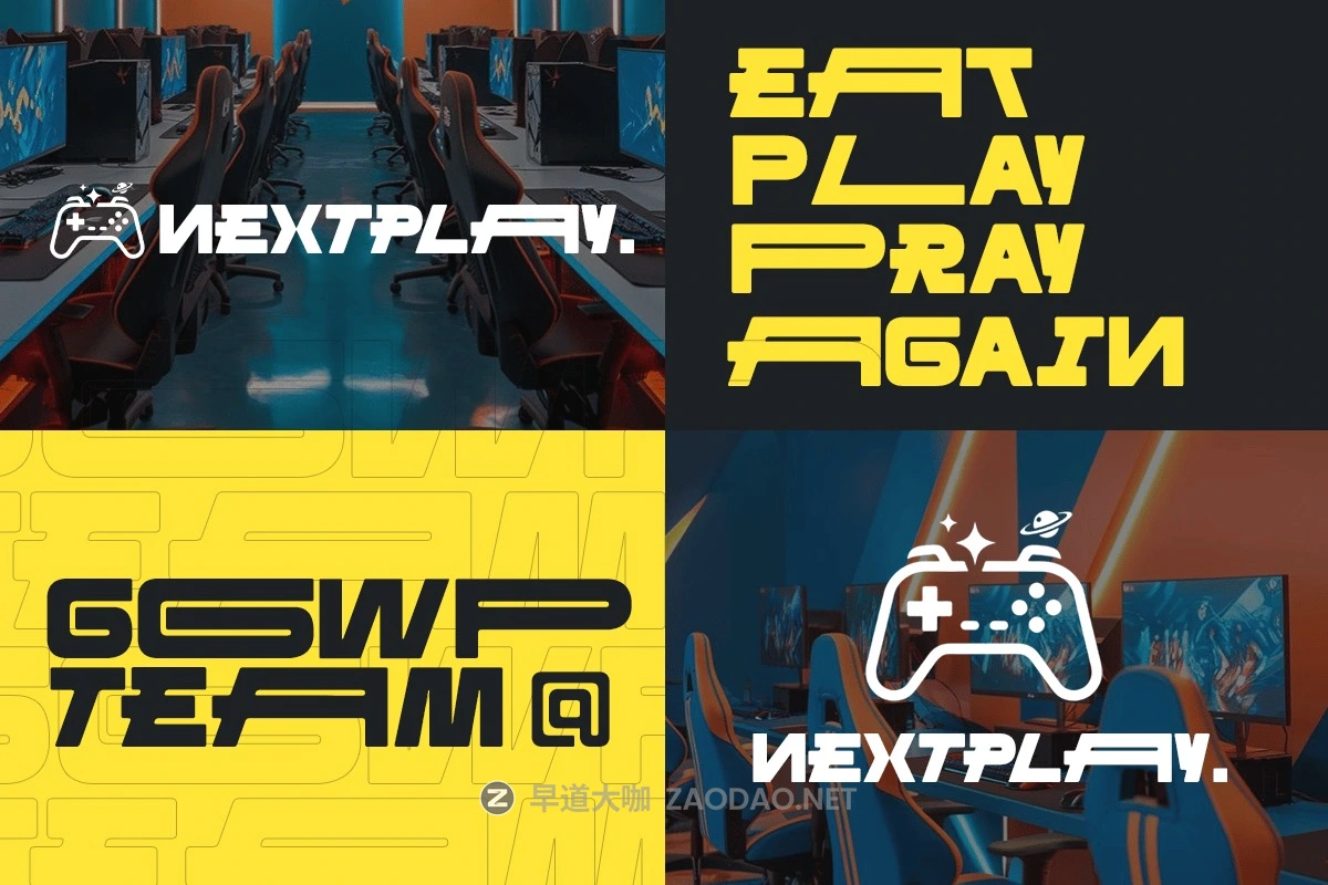 未来科幻赛博朋克电子竞技游戏标题设计无衬线英文字体 Gaming Technology Font – Longs Right插图10 未来科幻赛博朋克电子竞技游戏标题设计无衬线英文字体 Gaming Technology Font – Longs Right插图10