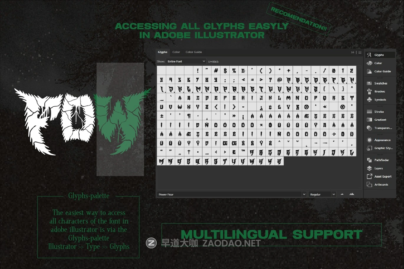 创意恐怖重金属风格海报电影标题设计装饰英文字体安装包 Navor Fear – Energic Metalhead Font插图7 创意恐怖重金属风格海报电影标题设计装饰英文字体安装包 Navor Fear – Energic Metalhead Font插图7