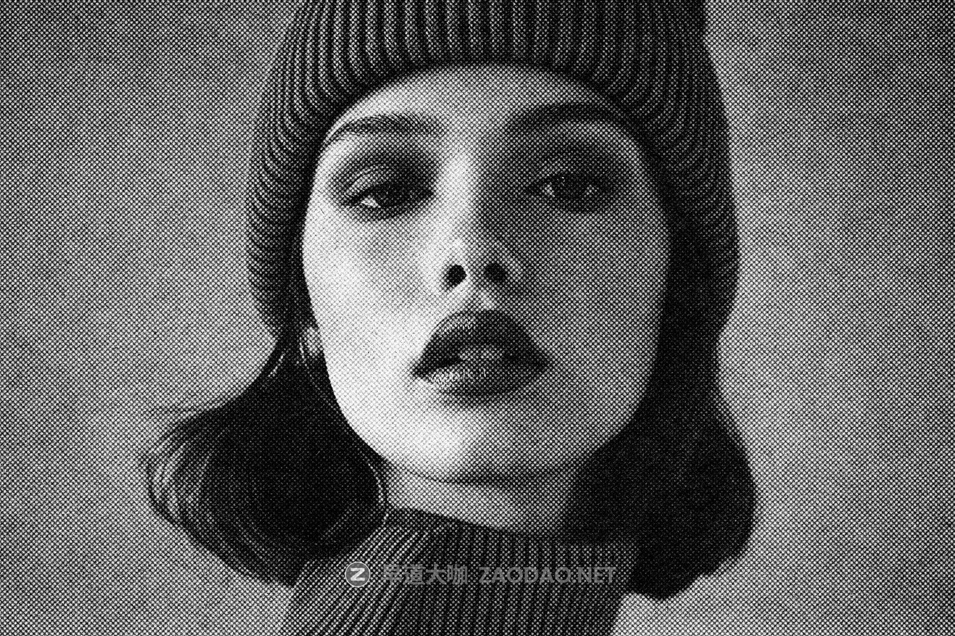 复古半调扫描打印照片效果ps特效滤镜样机 Retro Halftone Photo Effect插图5 复古半调扫描打印照片效果ps特效滤镜样机 Retro Halftone Photo Effect插图5