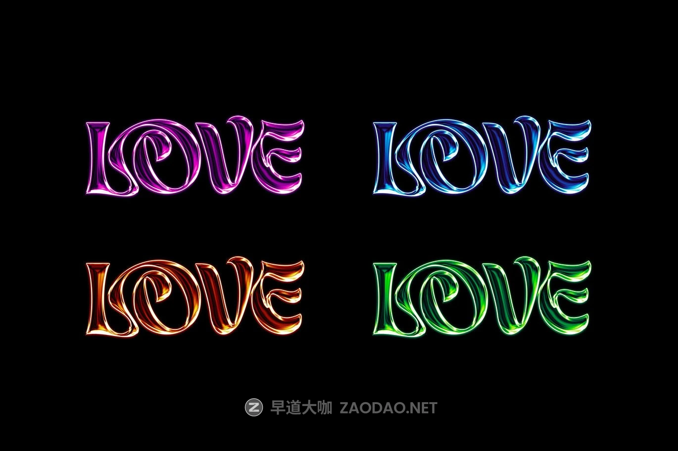 潮流y2k风格3d立体金属效果ps文本特效样机模板 Candy Chrome Text & Logo Effect插图4 潮流y2k风格3d立体金属效果ps文本特效样机模板 Candy Chrome Text & Logo Effect插图4