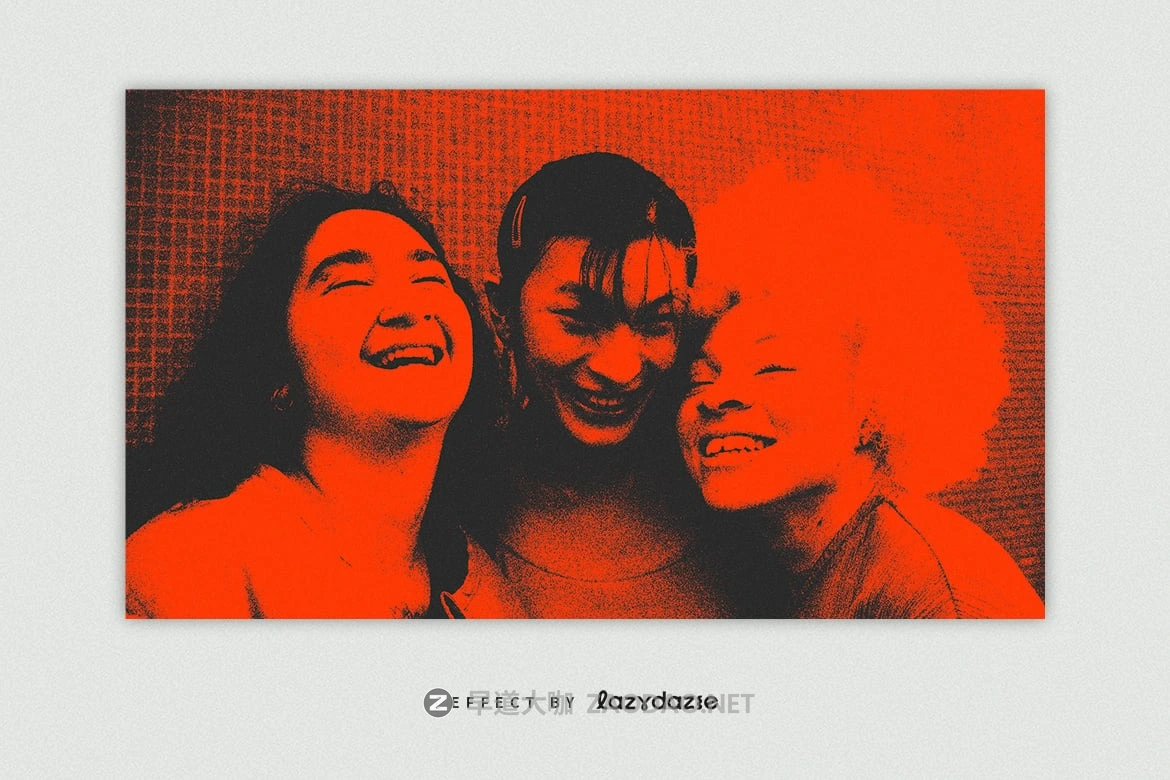 做旧燥点地下重金属嘻哈说唱风格人像图片修图ps特效滤镜样机 Orange Grunge Grain Image Effect Mockup插图1 做旧燥点地下重金属嘻哈说唱风格人像图片修图ps特效滤镜样机 Orange Grunge Grain Image Effect Mockup插图1