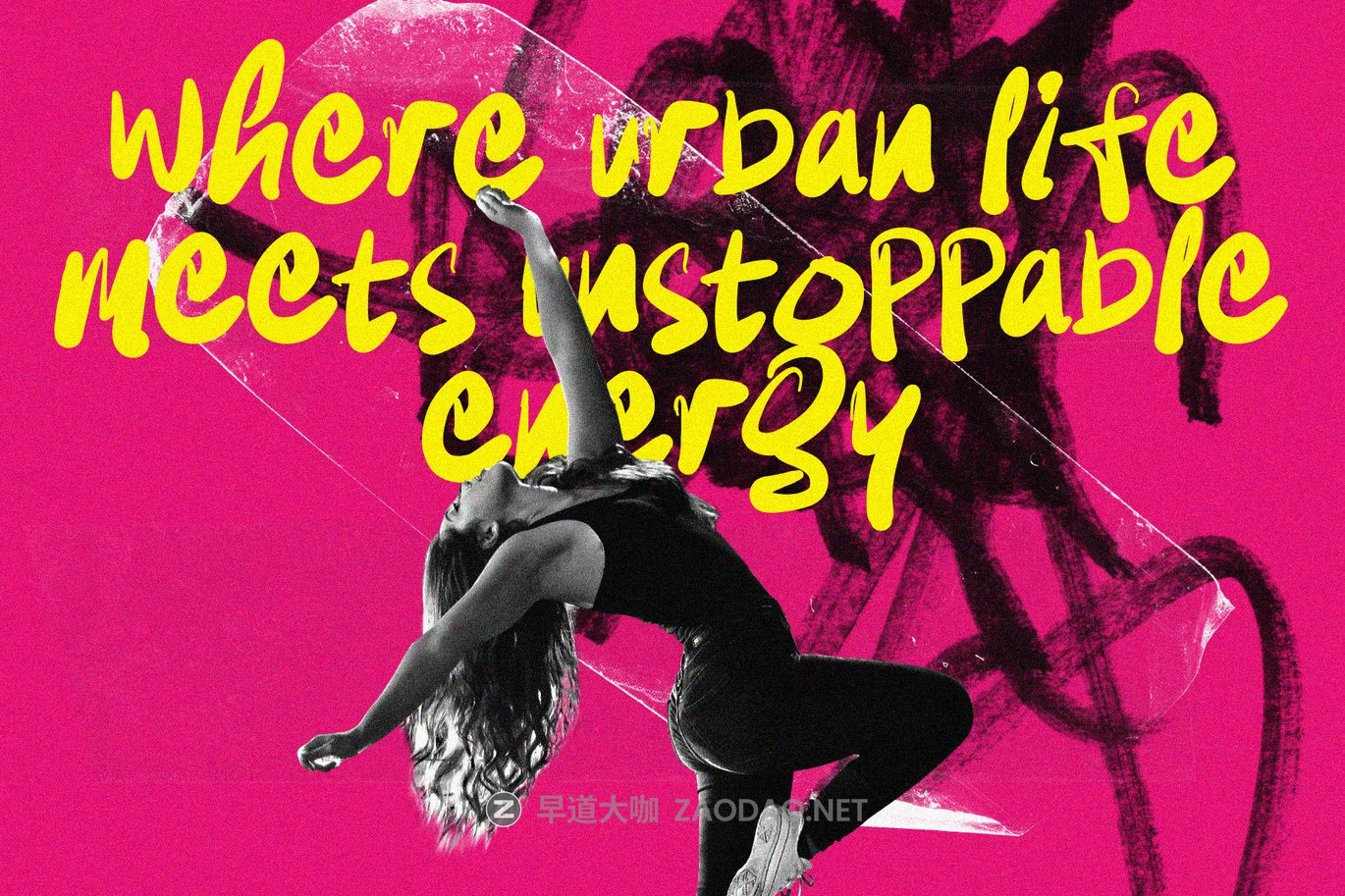 时尚涂鸦风街头品牌海报徽标设计手写英文字体安装包 Biges — Urban Brush Creative Agency Font插图9 时尚涂鸦风街头品牌海报徽标设计手写英文字体安装包 Biges — Urban Brush Creative Agency Font插图9