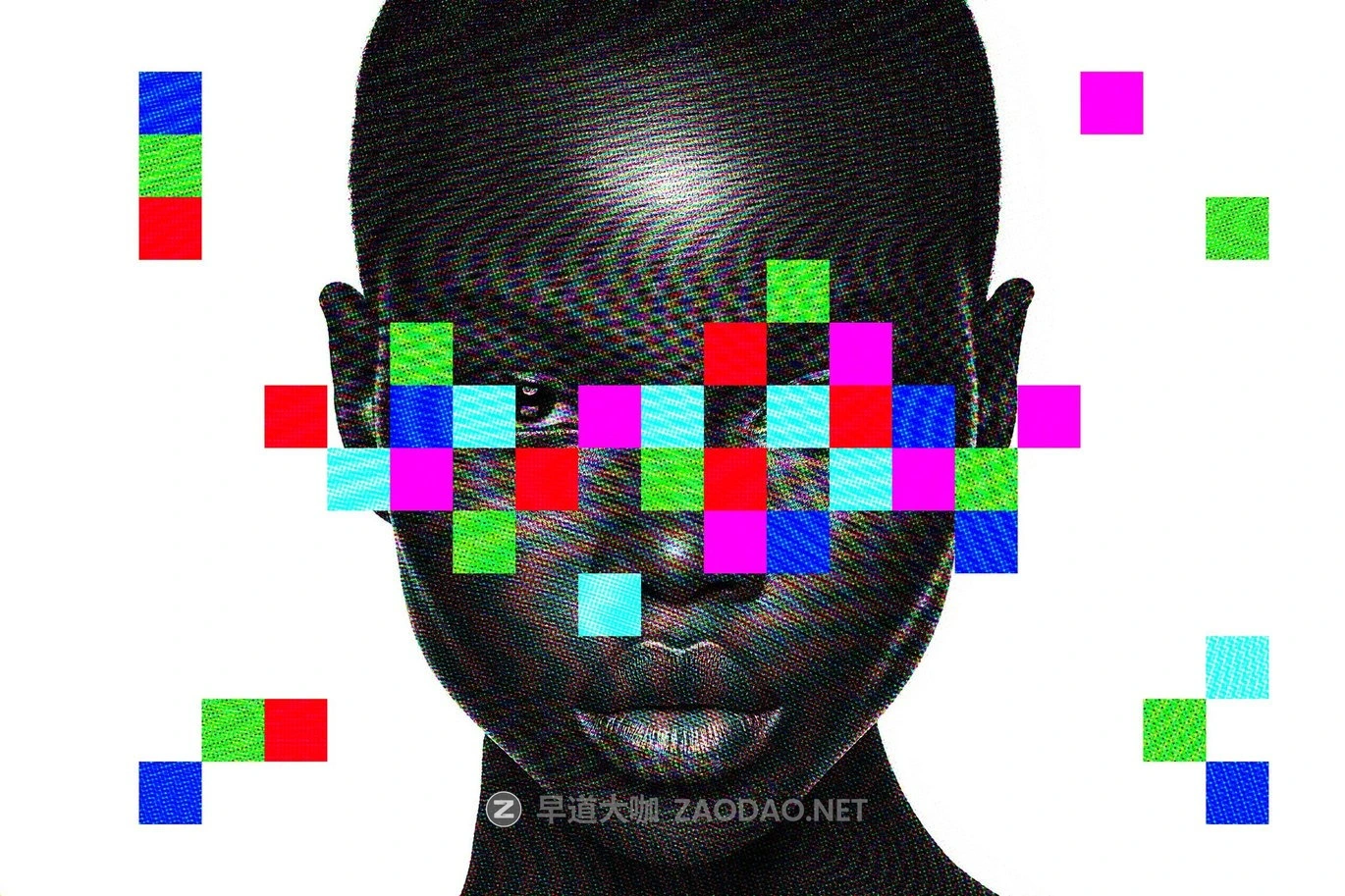 故障方块屏幕截图照片效果ps特效滤镜样机 Screen Glitch Photo Effect插图4 故障方块屏幕截图照片效果ps特效滤镜样机 Screen Glitch Photo Effect插图4