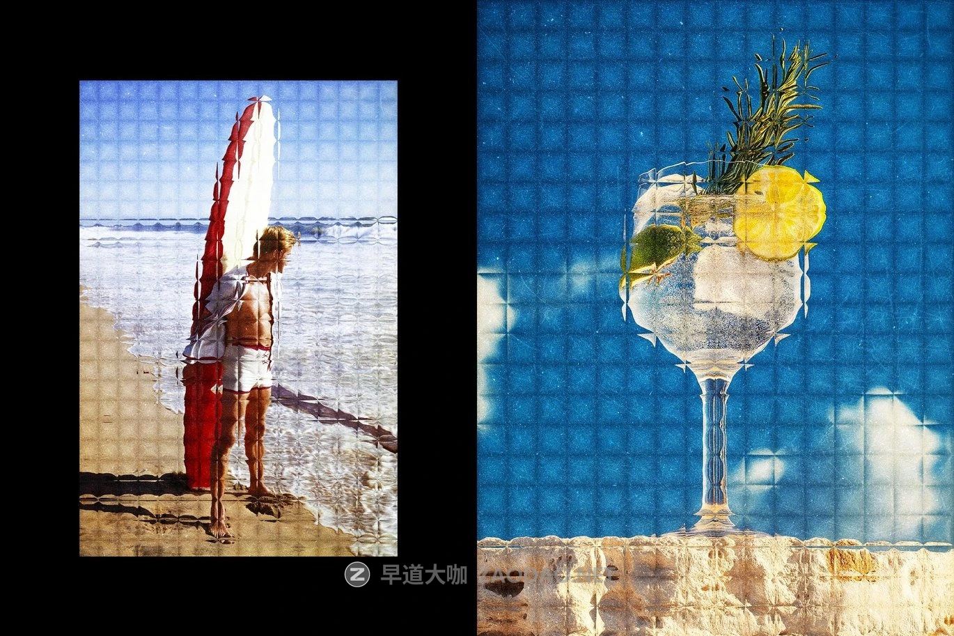 透明玻璃折射分形模糊照片效果ps特效滤镜样机 Cube Glass Photo Effect插图2 透明玻璃折射分形模糊照片效果ps特效滤镜样机 Cube Glass Photo Effect插图2