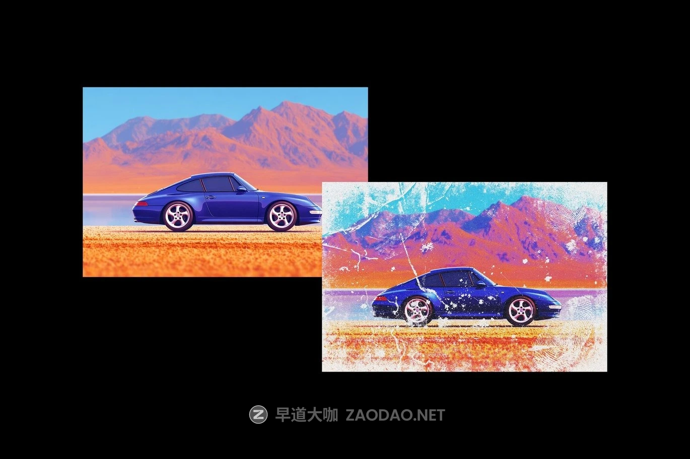 磨损划痕颗粒纹理照片效果ps特效滤镜样机 Worn Grunge Photo Effect插图2 磨损划痕颗粒纹理照片效果ps特效滤镜样机 Worn Grunge Photo Effect插图2