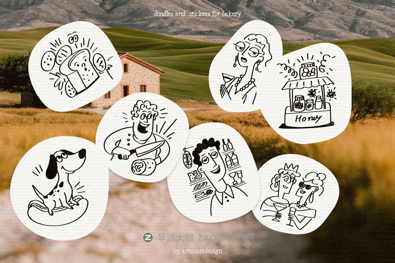 169款卡通趣味手绘涂鸦风格美食元素菜单标志海报手绘插图png免抠图设计素材 Handdrawn Cafe Stickers插图9 169款卡通趣味手绘涂鸦风格美食元素菜单标志海报手绘插图png免抠图设计素材 Handdrawn Cafe Stickers插图9