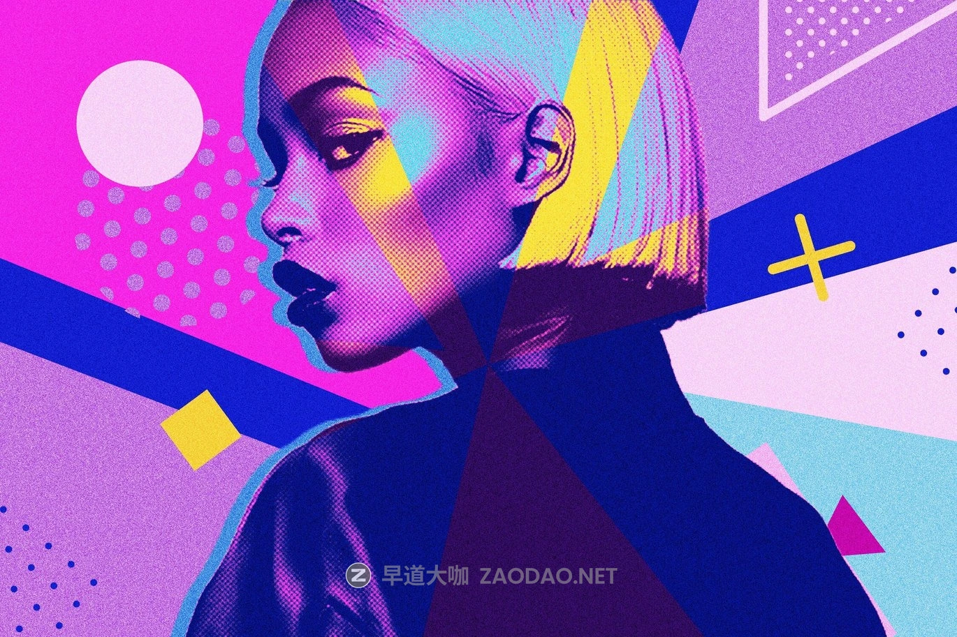 复古半调卡通漫画照片效果ps特效滤镜样机 Bright Art Photo Effect插图3 复古半调卡通漫画照片效果ps特效滤镜样机 Bright Art Photo Effect插图3