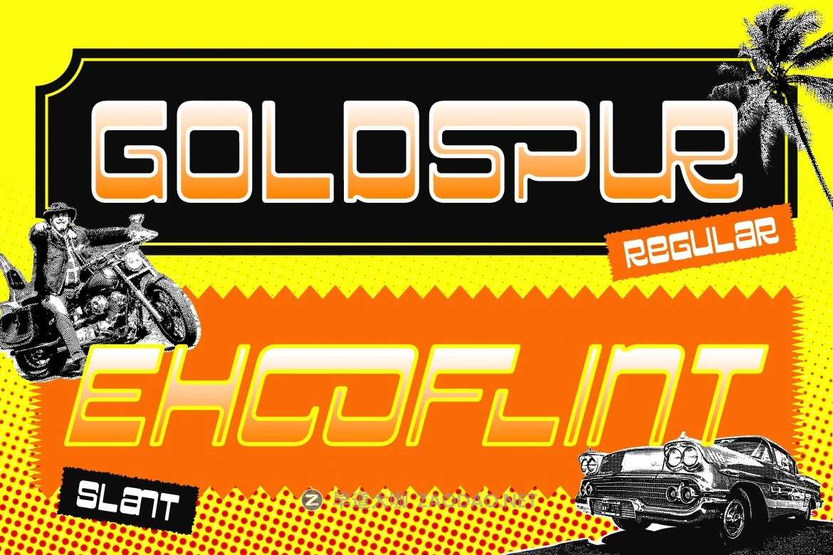 现代复古杂志电影海报徽标设计无衬线英文字体安装包 Grovina插图2 现代复古杂志电影海报徽标设计无衬线英文字体安装包 Grovina插图2