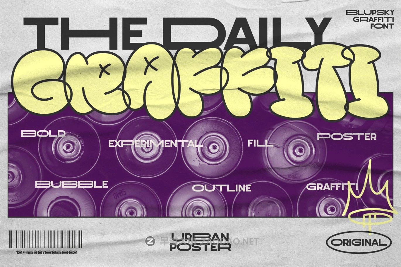 时尚涂鸦风杂志海报徽标设计无衬线英文字体安装包 Blupsky插图5 时尚涂鸦风杂志海报徽标设计无衬线英文字体安装包 Blupsky插图5