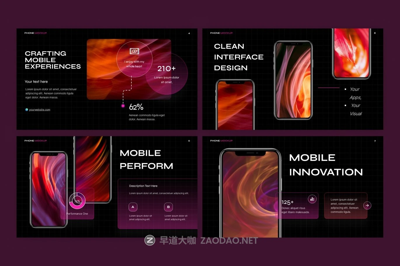 现代时尚手机品牌营销策划演示文稿设计ppt模版 Phone Mockup PowerPoint插图1 现代时尚手机品牌营销策划演示文稿设计ppt模版 Phone Mockup PowerPoint插图1