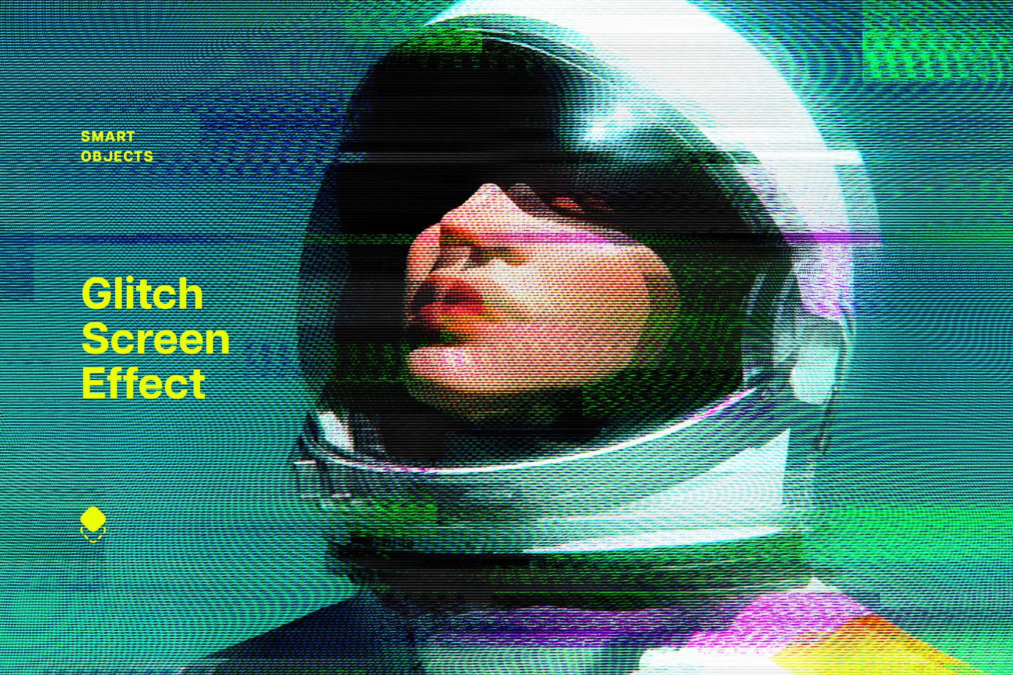 潮流CRT信号故障错位照片效果ps特效滤镜样机 Screen Glitch Photo Effect特色图 潮流CRT信号故障错位照片效果ps特效滤镜样机 Screen Glitch Photo Effect