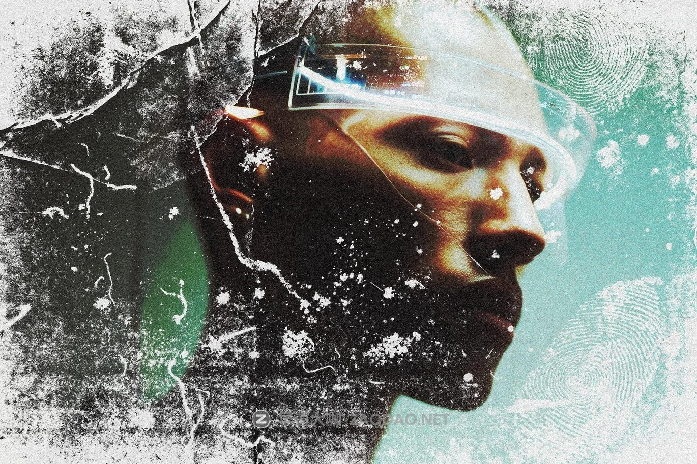 磨损划痕颗粒纹理照片效果ps特效滤镜样机 Worn Grunge Photo Effect插图5 磨损划痕颗粒纹理照片效果ps特效滤镜样机 Worn Grunge Photo Effect插图5