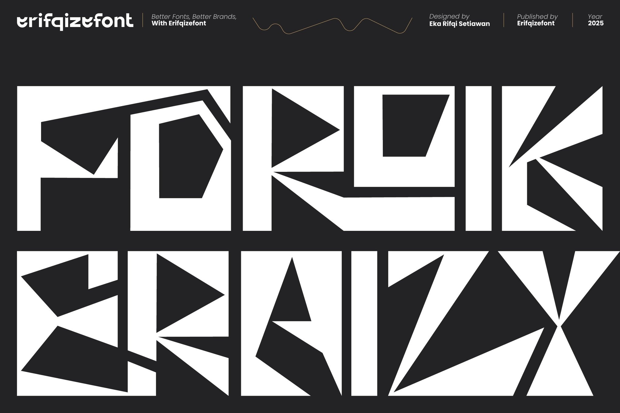 未来科幻时尚科技品牌电子海报徽标设计装饰英文字体安装包 Foroik Eraizy特色图 未来科幻时尚科技品牌电子海报徽标设计装饰英文字体安装包 Foroik Eraizy