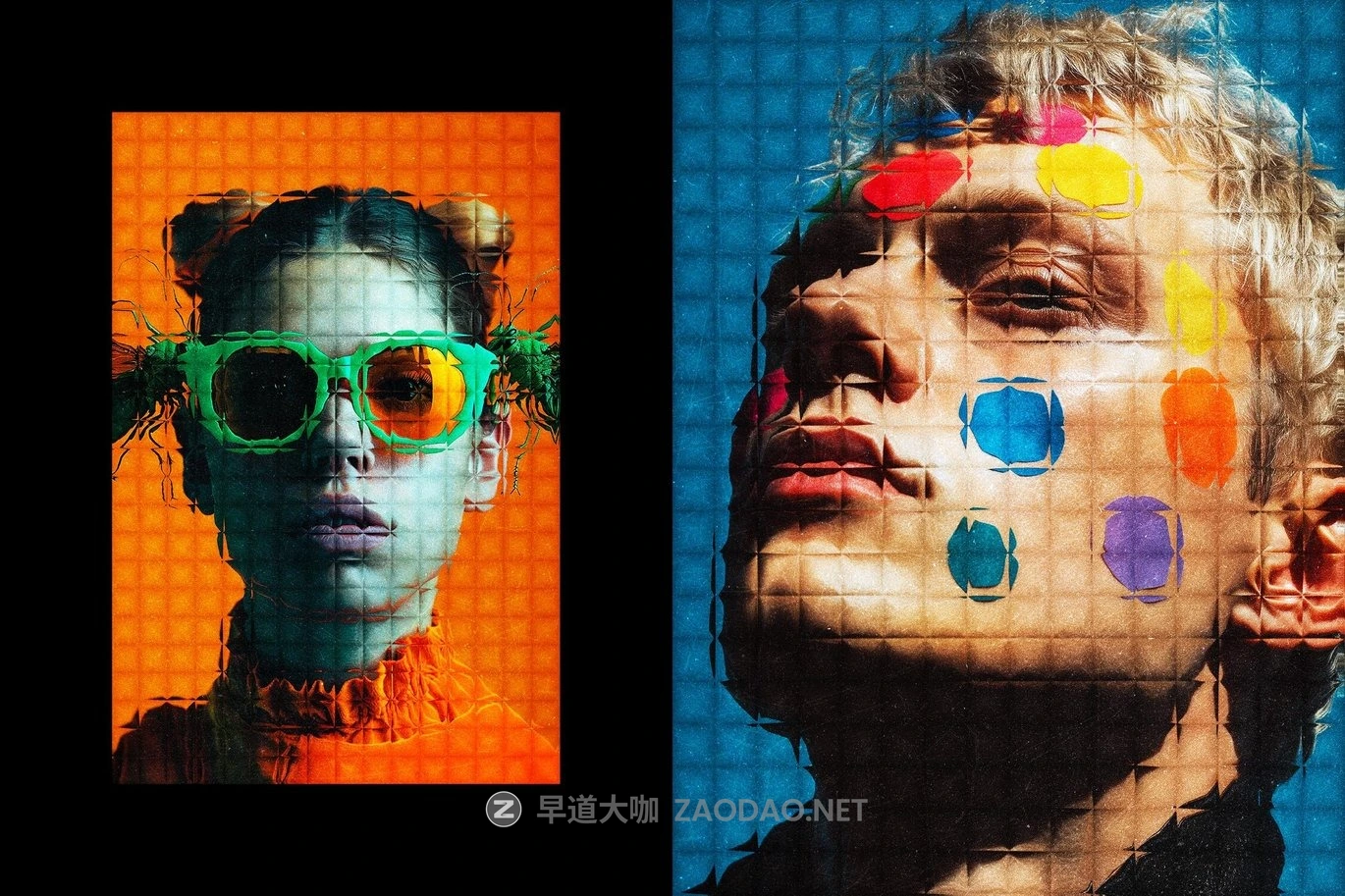 透明玻璃折射分形模糊照片效果ps特效滤镜样机 Cube Glass Photo Effect插图6 透明玻璃折射分形模糊照片效果ps特效滤镜样机 Cube Glass Photo Effect插图6