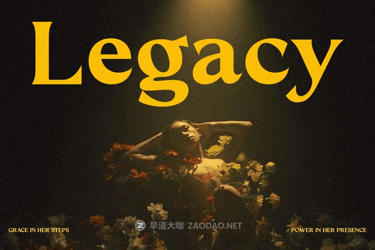 优雅复古品牌海报徽标设计衬线英文字体安装包 Eregine Retro Serif Font插图2 优雅复古品牌海报徽标设计衬线英文字体安装包 Eregine Retro Serif Font插图2