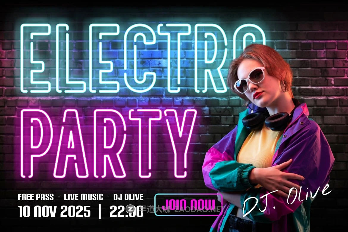 现代复古霓虹灯风格杂志海报徽标设计装饰英文字体安装包 Glowmara Modern Neon Display Font插图2 现代复古霓虹灯风格杂志海报徽标设计装饰英文字体安装包 Glowmara Modern Neon Display Font插图2