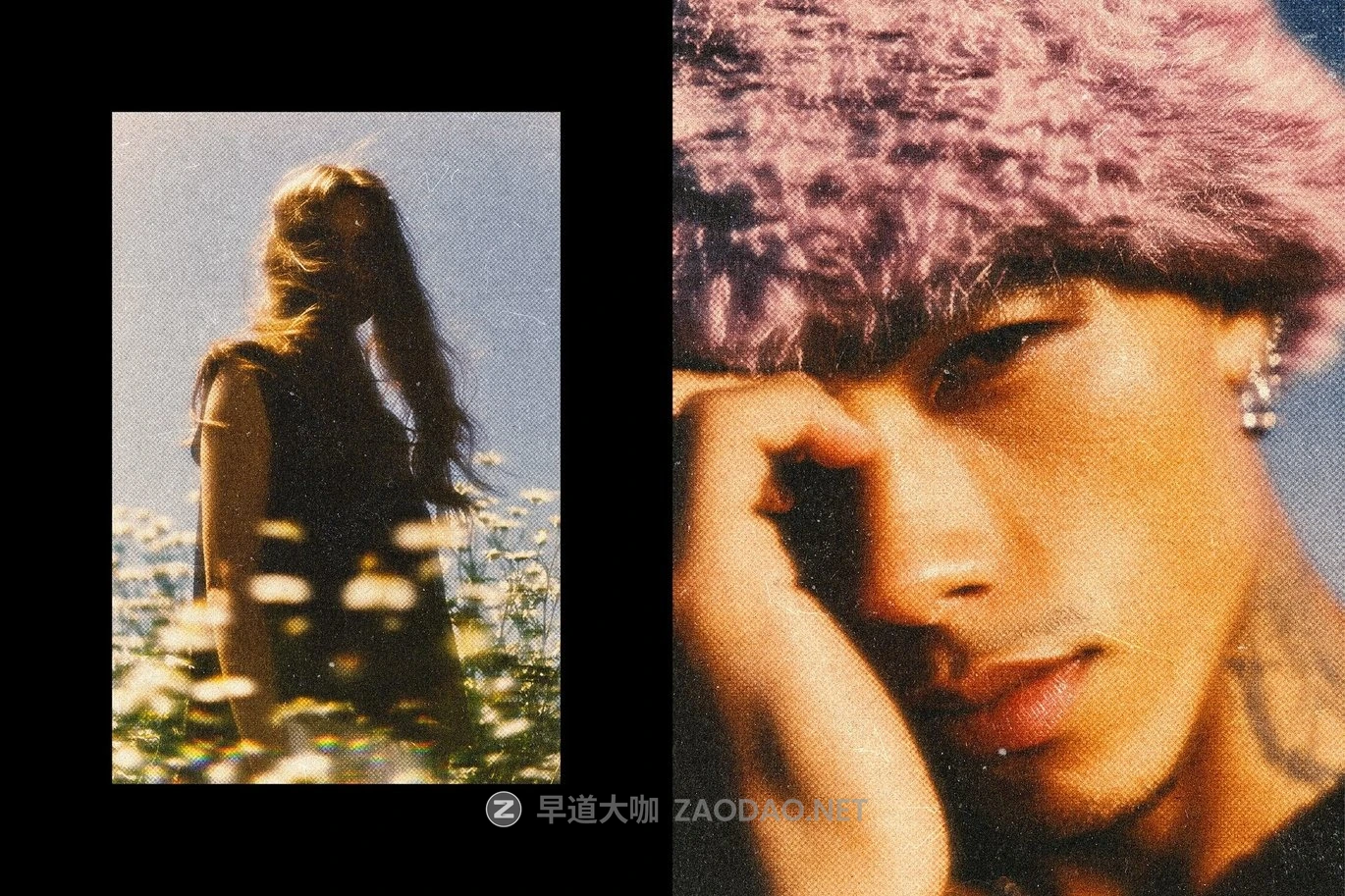 模糊半调划痕照片效果ps特效滤镜样机 Slightly Smudged Halftone Effect插图7 模糊半调划痕照片效果ps特效滤镜样机 Slightly Smudged Halftone Effect插图7