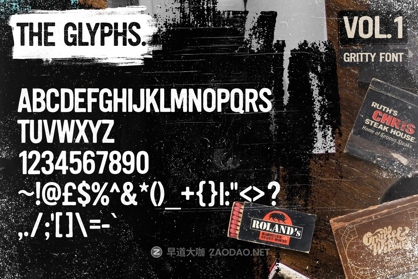 时尚复古杂志海报徽标设计无衬线英文字体安装包 Rickshaw – Gritty Display Font插图1 时尚复古杂志海报徽标设计无衬线英文字体安装包 Rickshaw – Gritty Display Font插图1