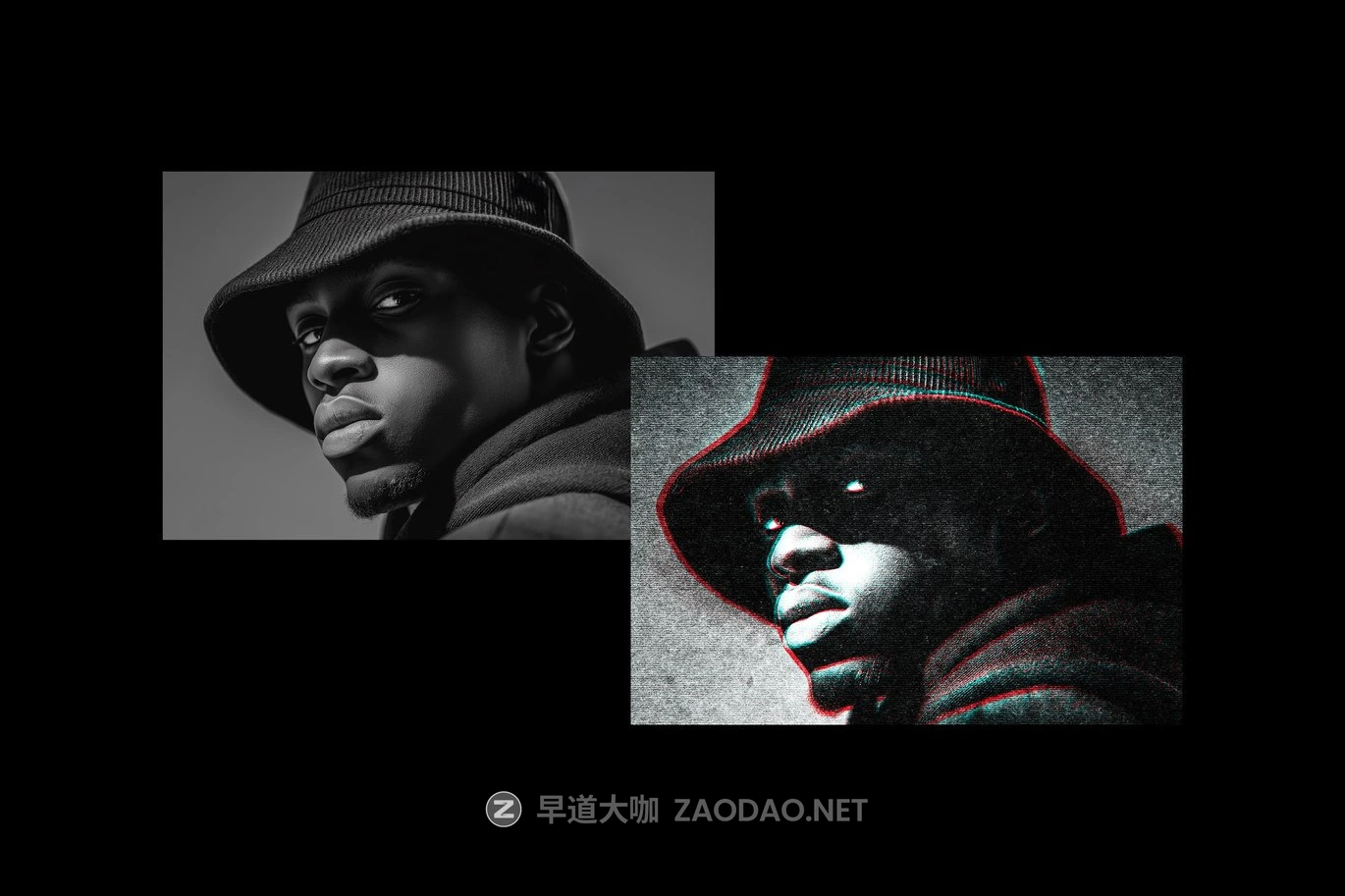 复古模糊颗粒纹理照片效果ps特效滤镜样机 Color Glitch Photo Effect插图2 复古模糊颗粒纹理照片效果ps特效滤镜样机 Color Glitch Photo Effect插图2