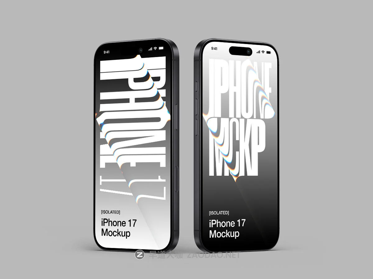 17款手机广告UI素材App设计作品展示苹果iPhone 17贴图效果图ps/figma/sketch样机 iPhone 17 Mockup by ls.graphics插图3 17款手机广告UI素材App设计作品展示苹果iPhone 17贴图效果图ps/figma/sketch样机 iPhone 17 Mockup by ls.graphics插图3