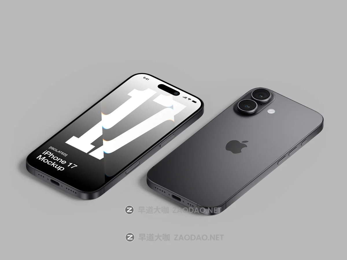 17款手机广告UI素材App设计作品展示苹果iPhone 17贴图效果图ps/figma/sketch样机 iPhone 17 Mockup by ls.graphics插图14 17款手机广告UI素材App设计作品展示苹果iPhone 17贴图效果图ps/figma/sketch样机 iPhone 17 Mockup by ls.graphics插图14