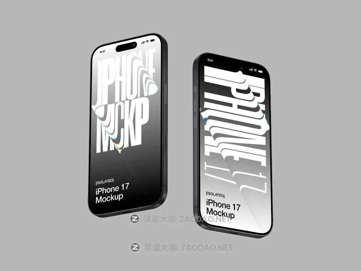 17款手机广告UI素材App设计作品展示苹果iPhone 17贴图效果图ps/figma/sketch样机 iPhone 17 Mockup by ls.graphics插图12 17款手机广告UI素材App设计作品展示苹果iPhone 17贴图效果图ps/figma/sketch样机 iPhone 17 Mockup by ls.graphics插图12