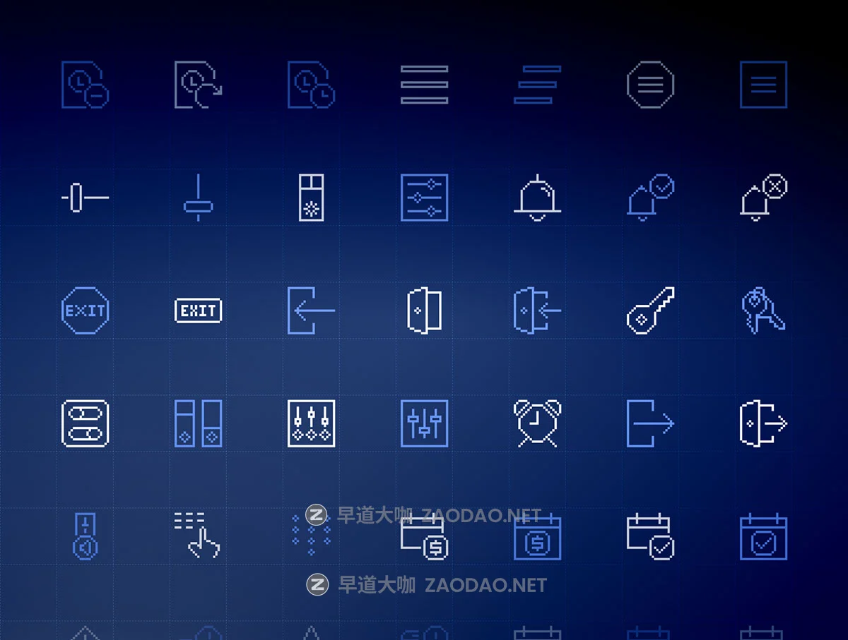 200+款点阵低保真像素风UI用户界面潮流复古怀旧icon图标矢量素材 DOTRIX · Interface Essentials · Part 1插图8 200+款点阵低保真像素风UI用户界面潮流复古怀旧icon图标矢量素材 DOTRIX · Interface Essentials · Part 1插图8