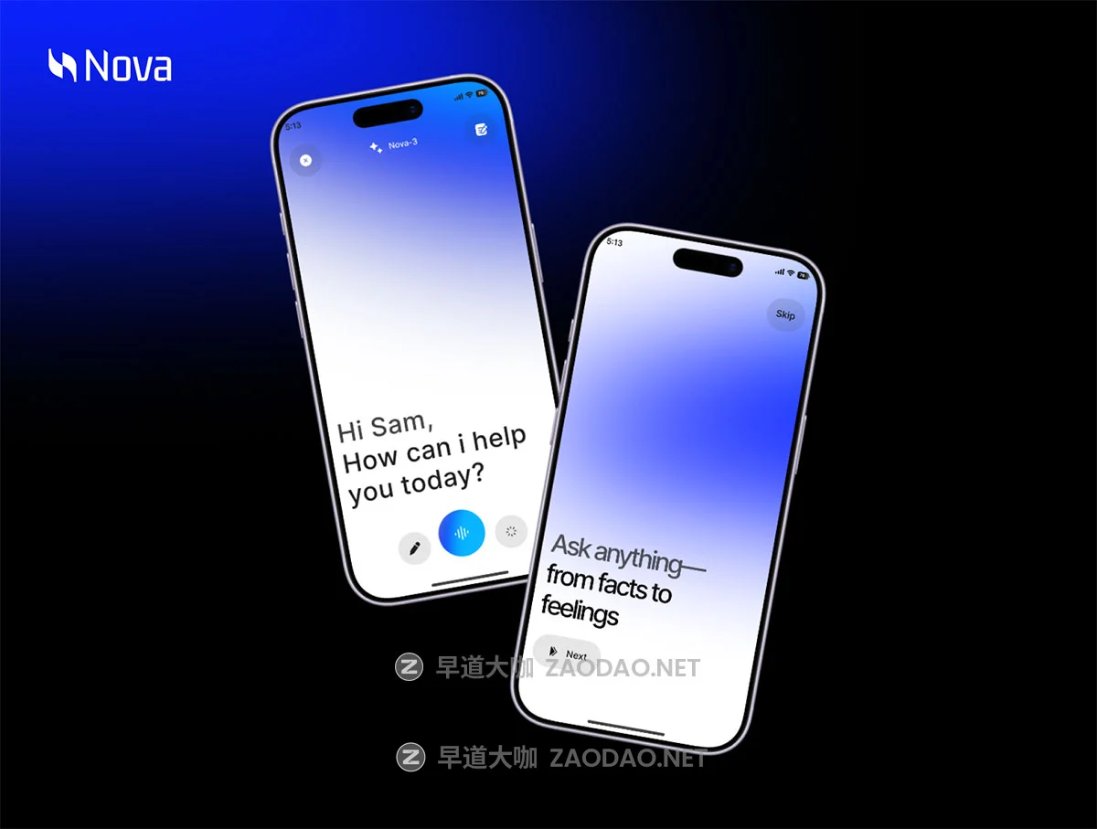 72屏双配色AI智能语音图片生成手机移动应用程序app ui界面设计figma模板 Nova – AI Assistant App插图8 72屏双配色AI智能语音图片生成手机移动应用程序app ui界面设计figma模板 Nova – AI Assistant App插图8