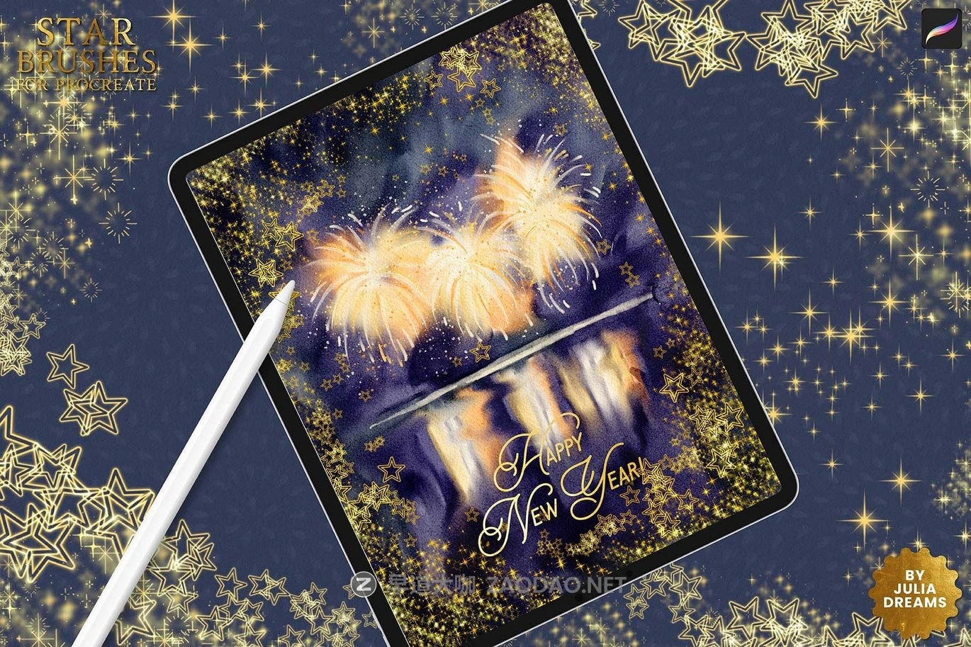 15款闪亮星光璀璨梦幻绘画procreate笔刷画笔设计素材 Star Effects Brushes for Procreate插图1 15款闪亮星光璀璨梦幻绘画procreate笔刷画笔设计素材 Star Effects Brushes for Procreate插图1
