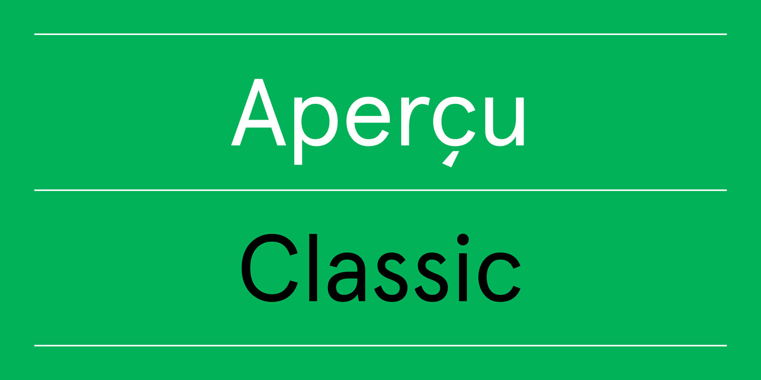 Myfonts – Apercu Font Family 32款字重经典博物馆报刊展会海报徽标logo设计无衬线英文字体特色图 Myfonts – Apercu Font Family 32款字重经典博物馆报刊展会海报徽标logo设计无衬线英文字体