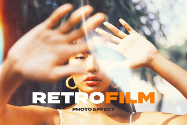 复古眩光模糊颗粒电影照片效果ps特效滤镜样机 Retro Film Photo Effect特色图 复古眩光模糊颗粒电影照片效果ps特效滤镜样机 Retro Film Photo Effect