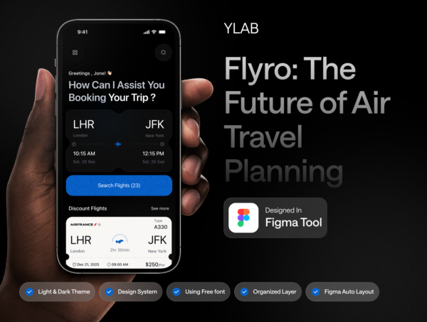 72+屏专业AI智能旅行旅游航班机票预订手机应用程序app界面设计ui套件figma模板素材 Flyro : Flight Booking & Travel Planning App特色图 72+屏专业AI智能旅行旅游航班机票预订手机应用程序app界面设计ui套件figma模板素材 Flyro : Flight Booking & Travel Planning App