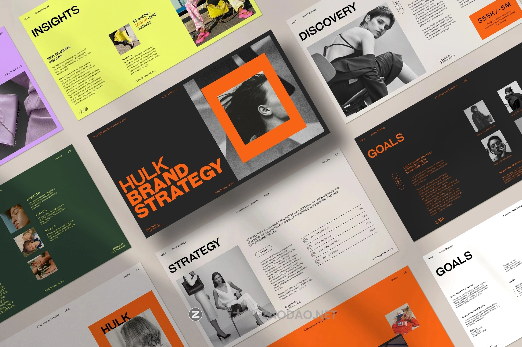 现代简约品牌营销策划演示文稿设计ppt/keynote模版 HULK-Brand Strategy Presentation Template插图1 现代简约品牌营销策划演示文稿设计ppt/keynote模版 HULK-Brand Strategy Presentation Template插图1