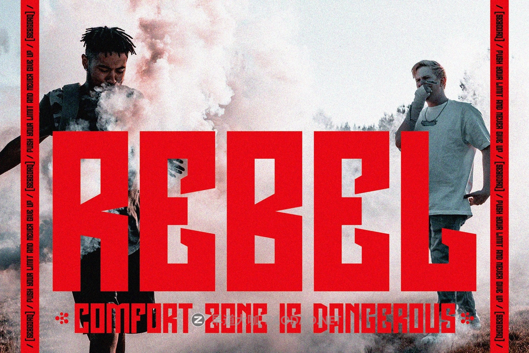 现代创意杂志海报网站标题设计装饰英文字体安装包 Sebgorq插图2 现代创意杂志海报网站标题设计装饰英文字体安装包 Sebgorq插图2