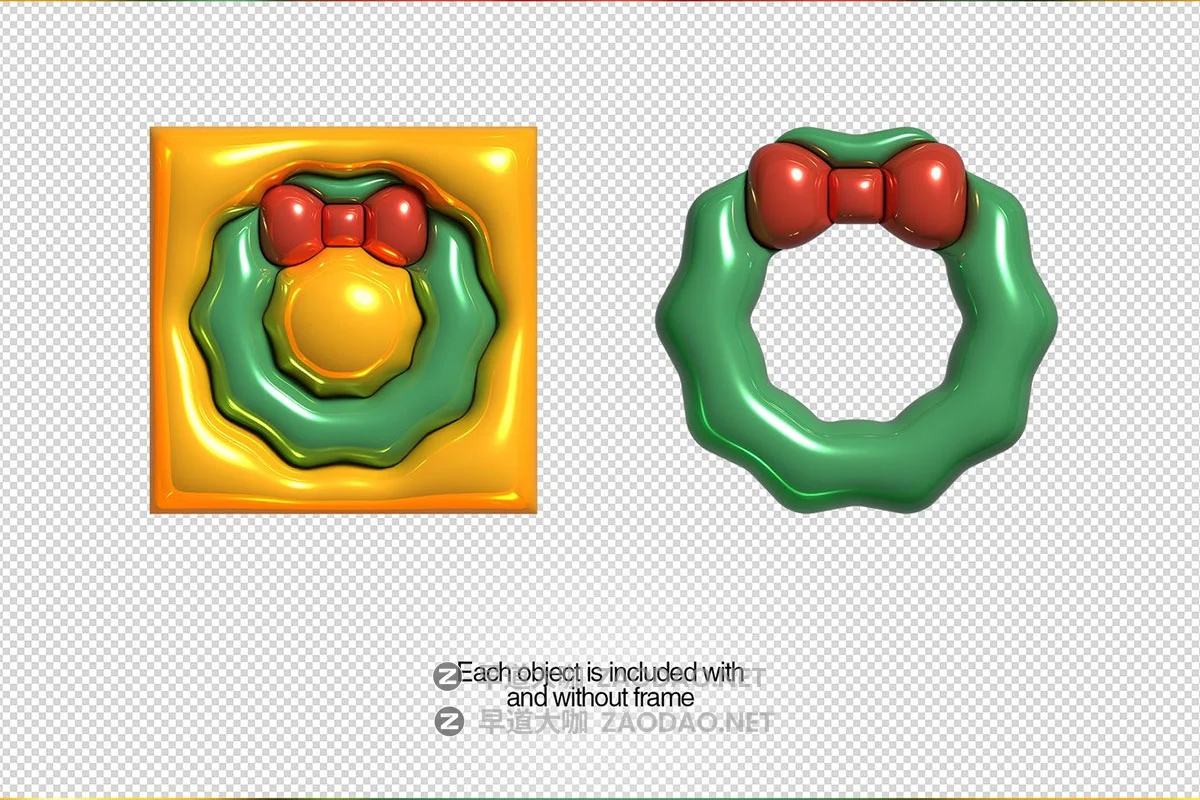 140款可爱创意圣诞节平安夜新年气球字母装饰图案3D立体png免抠图设计素材 Inflated Xmas PNG Elements插图5 140款可爱创意圣诞节平安夜新年气球字母装饰图案3D立体png免抠图设计素材 Inflated Xmas PNG Elements插图5