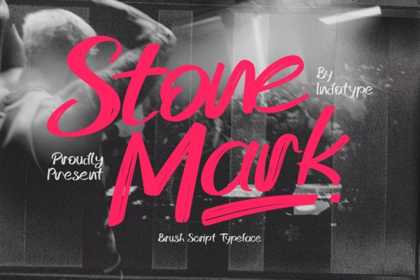 时尚手绘街头服饰品牌海报标志设计手写英文字体安装包 StoneMark – Brush Script Font特色图 时尚手绘街头服饰品牌海报标志设计手写英文字体安装包 StoneMark – Brush Script Font