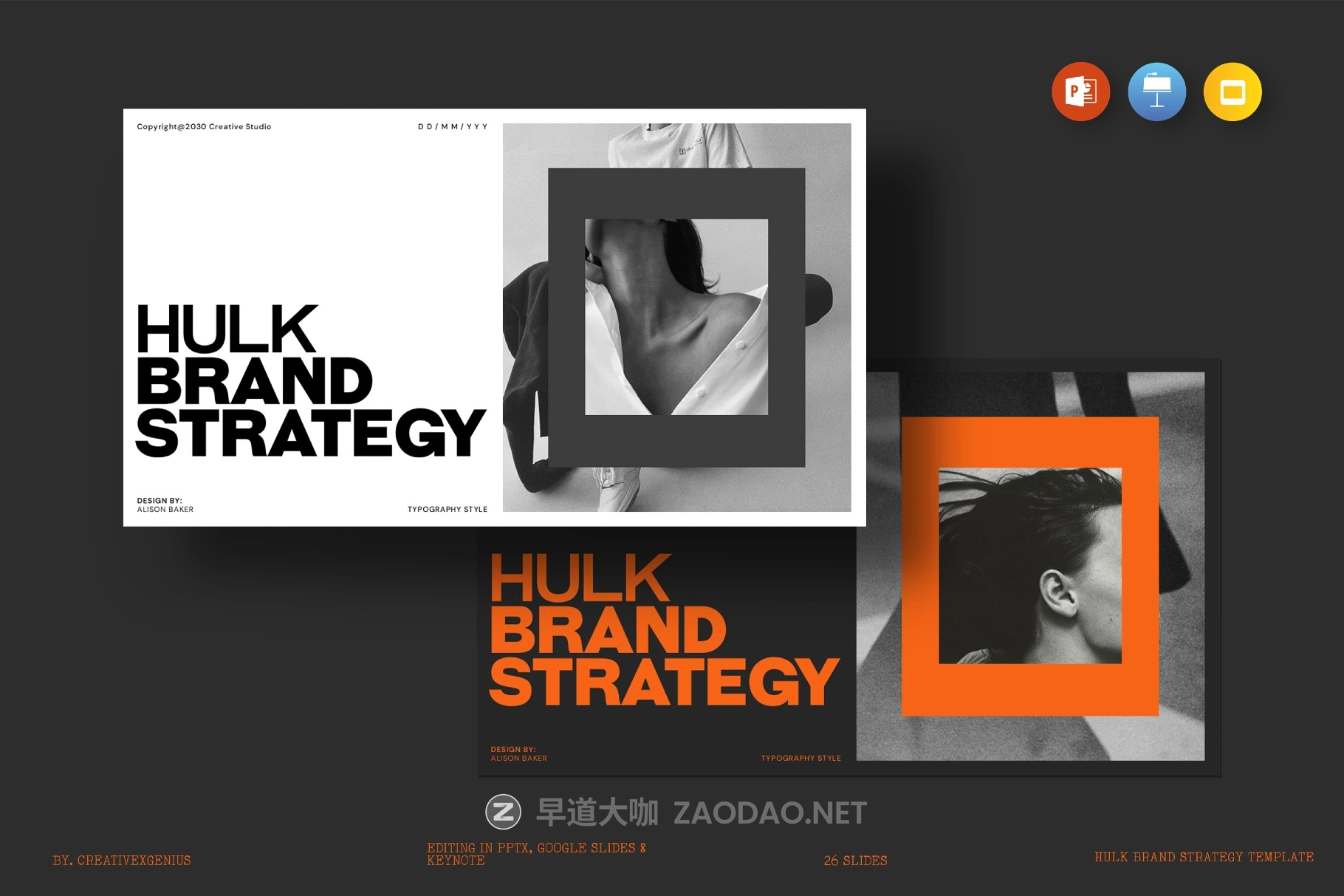 现代简约品牌营销策划演示文稿设计ppt/keynote模版 HULK-Brand Strategy Presentation Template插图 现代简约品牌营销策划演示文稿设计ppt/keynote模版 HULK-Brand Strategy Presentation Template插图