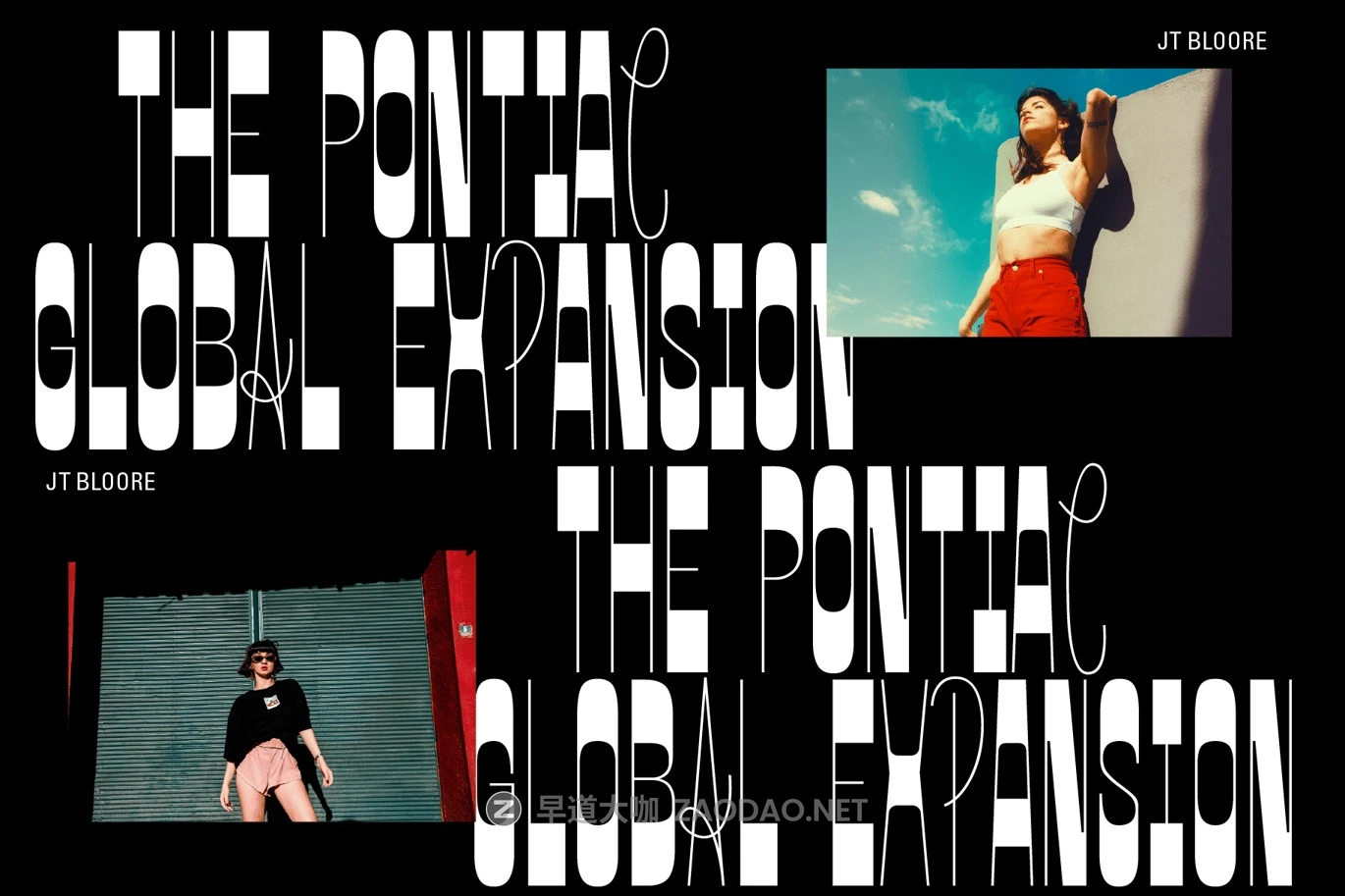 现代时尚品牌海报标题设计装饰英文字体安装包 Bloore Heading Font插图3 现代时尚品牌海报标题设计装饰英文字体安装包 Bloore Heading Font插图3