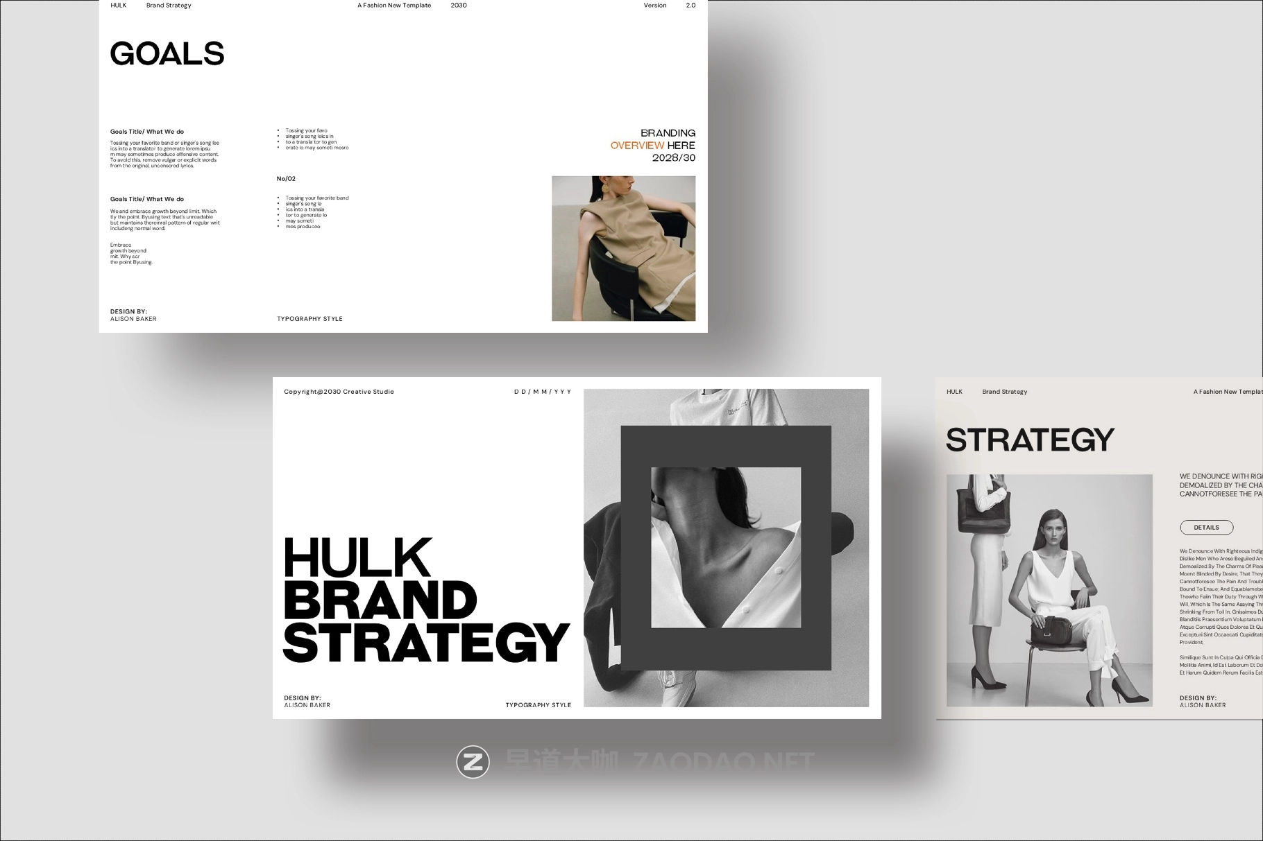 现代简约品牌营销策划演示文稿设计ppt/keynote模版 HULK-Brand Strategy Presentation Template插图3 现代简约品牌营销策划演示文稿设计ppt/keynote模版 HULK-Brand Strategy Presentation Template插图3