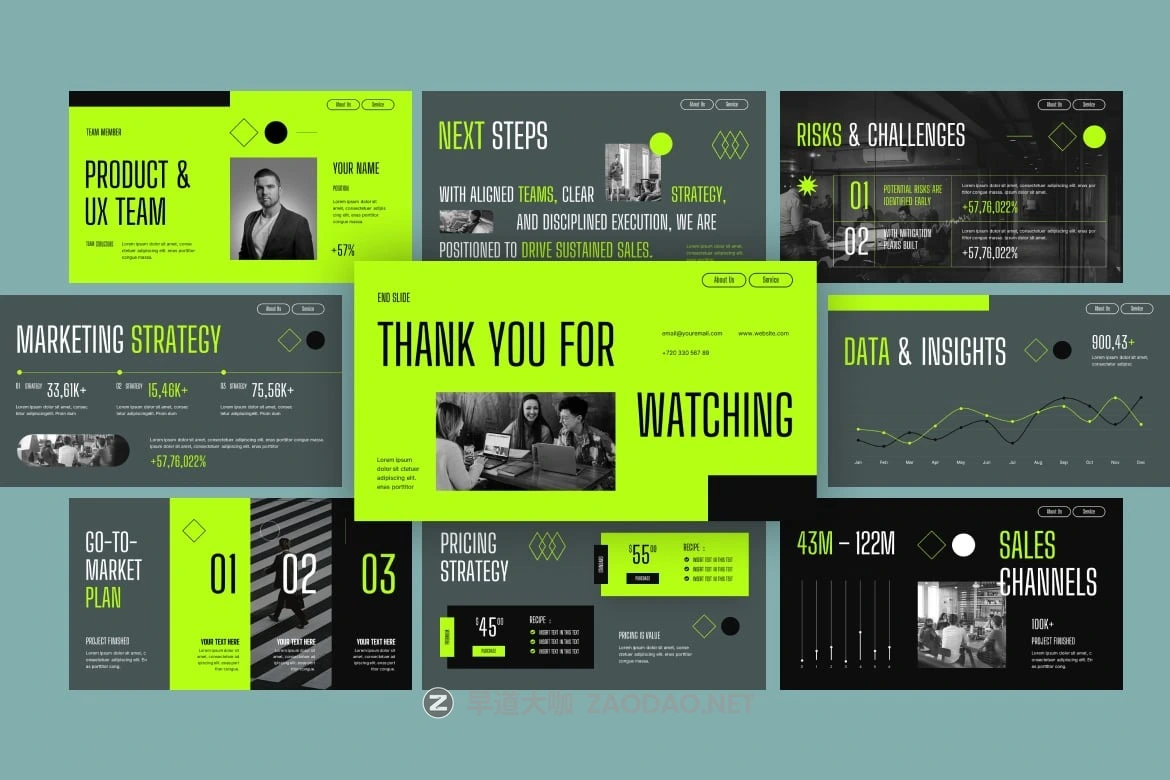 现代创意品牌营销策划演示文稿设计ppt模版 Sales Marketing PowerPoint插图2 现代创意品牌营销策划演示文稿设计ppt模版 Sales Marketing PowerPoint插图2