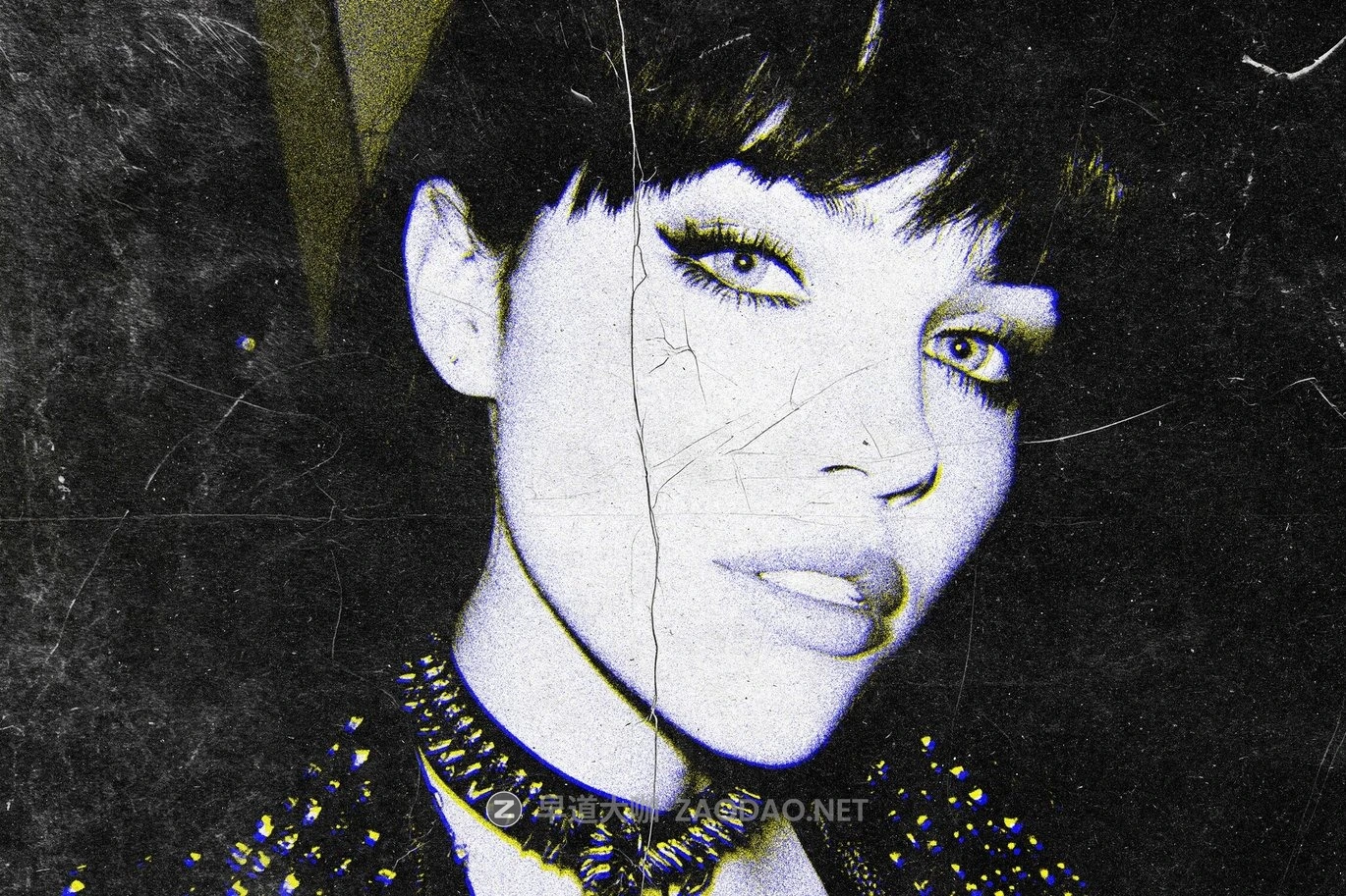 褶皱划痕纸张纹理照片效果ps特效滤镜样机 Textured Risoprint Photo Effect插图3 褶皱划痕纸张纹理照片效果ps特效滤镜样机 Textured Risoprint Photo Effect插图3