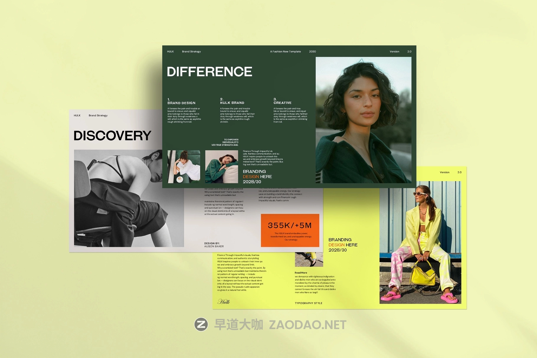 现代简约品牌营销策划演示文稿设计ppt/keynote模版 HULK-Brand Strategy Presentation Template插图2 现代简约品牌营销策划演示文稿设计ppt/keynote模版 HULK-Brand Strategy Presentation Template插图2