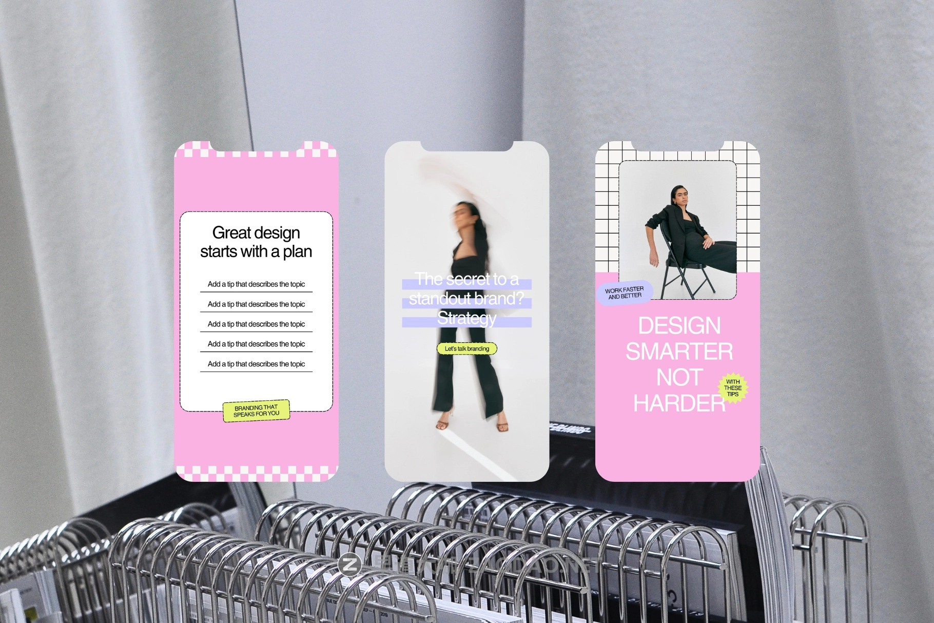 现代时尚品牌推广公众号推文电商海报设计canva模版 Digital Glow – Social Media Template插图1 现代时尚品牌推广公众号推文电商海报设计canva模版 Digital Glow – Social Media Template插图1