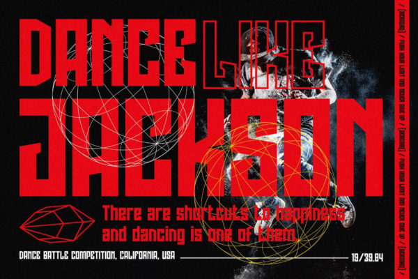 现代创意杂志海报网站标题设计装饰英文字体安装包 Sebgorq