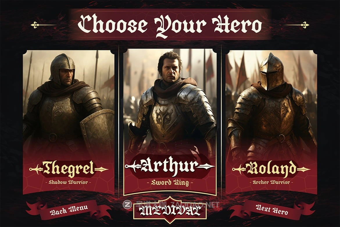 哥特式黑暗奇幻海报游戏电影标题设计装饰英文字体安装包 Bladfour插图5 哥特式黑暗奇幻海报游戏电影标题设计装饰英文字体安装包 Bladfour插图5