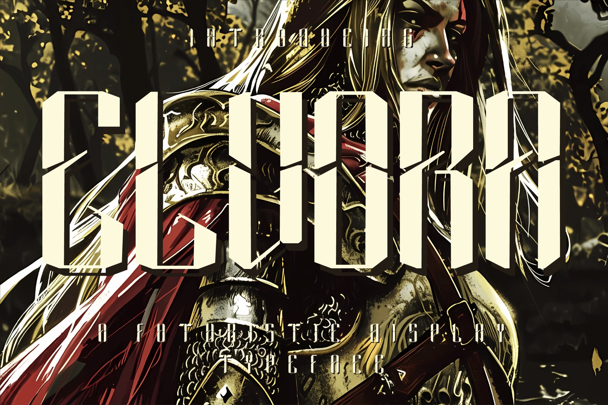 未来科幻科技品牌海报徽标设计装饰英文字体安装包 Elvora – Futuristic Font特色图 未来科幻科技品牌海报徽标设计装饰英文字体安装包 Elvora – Futuristic Font