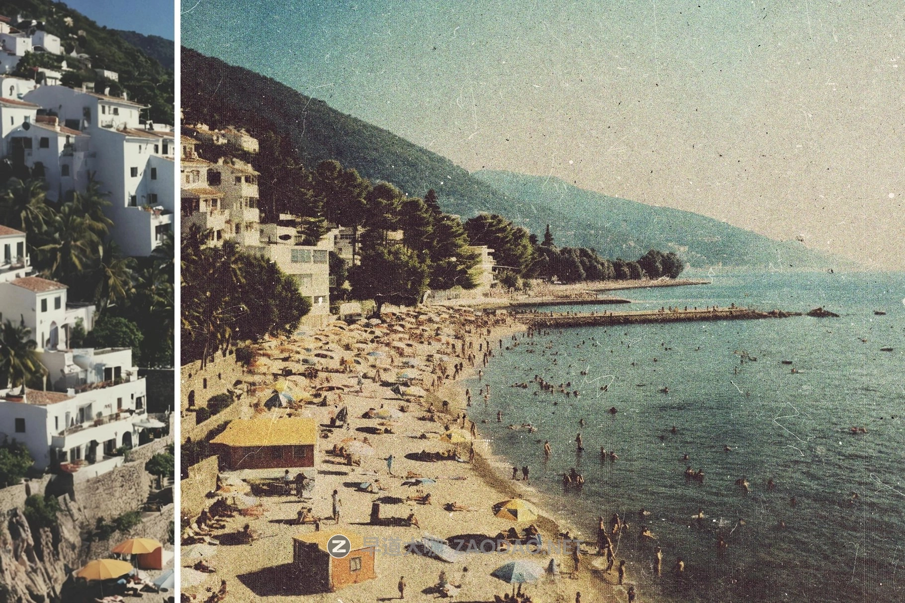 复古做旧划痕照片效果ps特效滤镜样机 Faded Vintage Postcard Photo Effect插图4 复古做旧划痕照片效果ps特效滤镜样机 Faded Vintage Postcard Photo Effect插图4