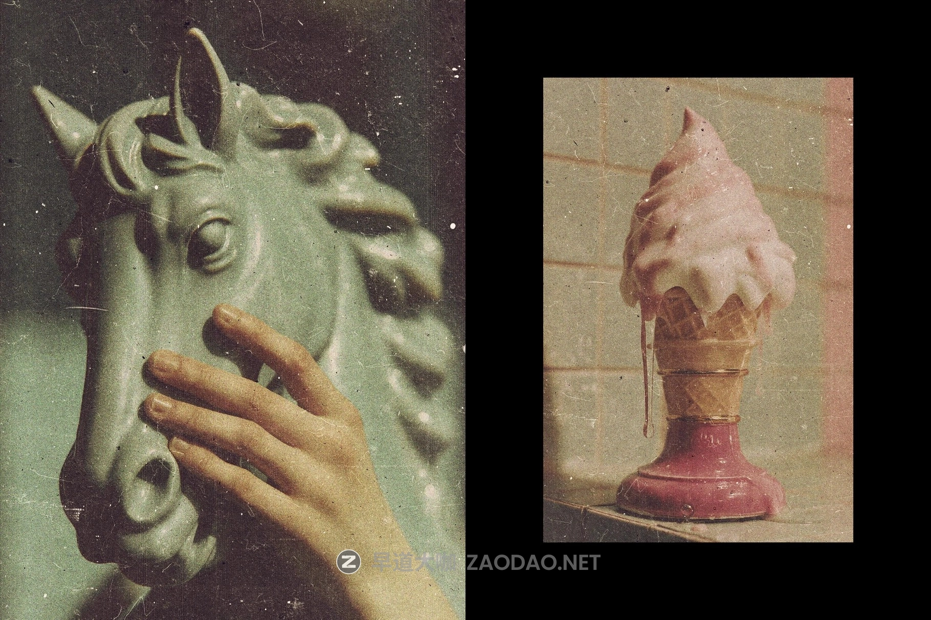 复古做旧划痕照片效果ps特效滤镜样机 Faded Vintage Postcard Photo Effect插图5 复古做旧划痕照片效果ps特效滤镜样机 Faded Vintage Postcard Photo Effect插图5